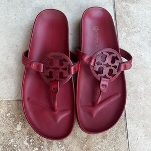 Tory Burch Miller Cloud Red Sandals for Women